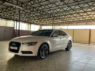 2014 Audi A6 IV (C7), белый, 1850000 рублей, вид 1