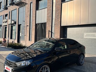 2020 Lada (ВАЗ) Vesta I, чёрный, 1250000 рублей, вид 2