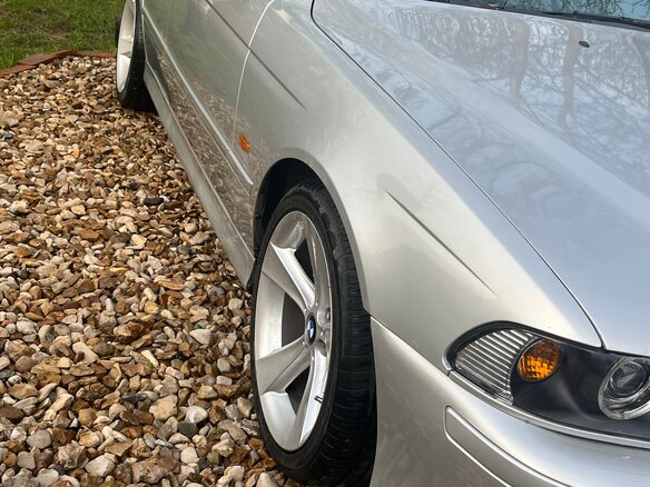2003 BMW 5 серии 525i IV (E39) Рестайлинг, серебристый - вид 8