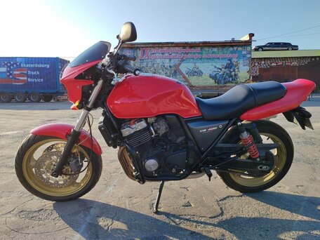 1996 Honda CB 400 Super Four, красный, 320000 рублей, вид 2