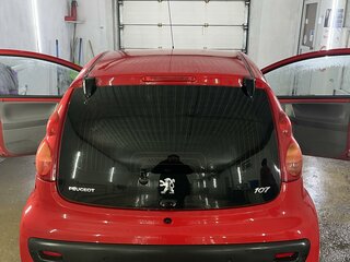 2010 Peugeot 107 I Рестайлинг, красный, 290000 рублей, вид 3