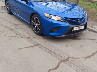 2017 Toyota Camry US Market VIII (XV70), синий, 2971668 рублей, вид 1