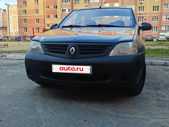 2007 Renault Logan I, чёрный, 179000 рублей - вид 1