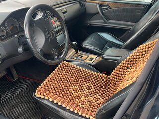 2002 Mercedes-Benz E-Класс 320 II (W210, S210) Рестайлинг, синий, 490000 рублей, вид 4