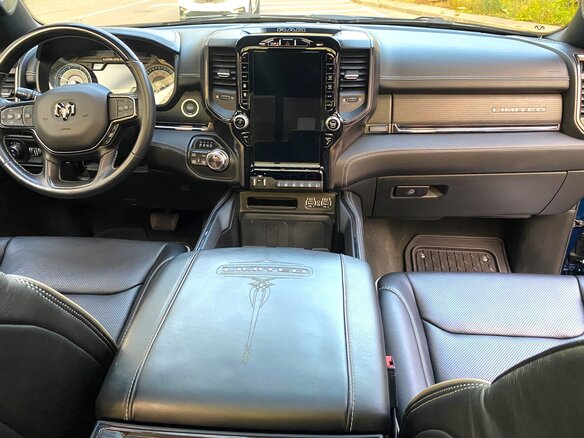 2022 Ram 1500 Crew Cab V, синий, 7400000 рублей - вид 22