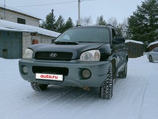 2001 Hyundai Santa Fe I, чёрный, 450000 рублей, вид 1