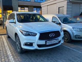2018 Infiniti QX60 I Рестайлинг, белый, 3250000 рублей, вид 1