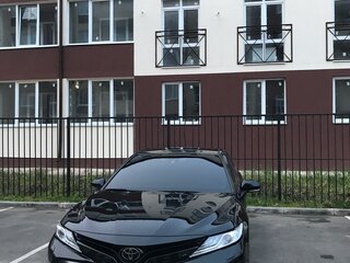 2021 Toyota Camry VIII (XV70), чёрный, 3800000 рублей, вид 5