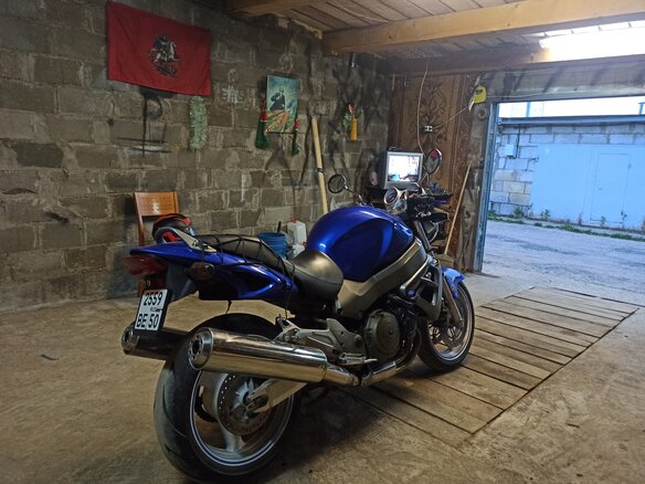 2000 Honda CB 1100, синий, 360000 рублей - вид 6