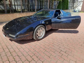1996 Chevrolet Corvette C4, чёрный, 3500000 рублей, вид 1
