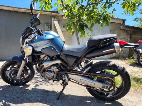 2008 Yamaha MT-03, голубой, 385000 рублей, вид 1