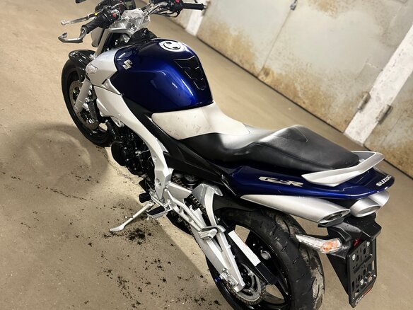 2007 Suzuki GSR 600, синий - вид 9