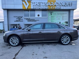 2015 Audi A8 Long III (D4) Рестайлинг, коричневый, 1650000 рублей, вид 4