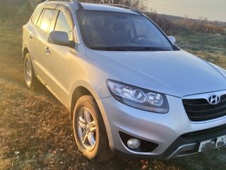 2011 Hyundai Santa Fe II Рестайлинг, серебристый, 1580000 рублей, вид 2
