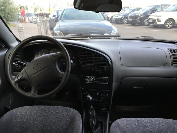 2007 Kia Spectra I Рестайлинг 2, чёрный - вид 6