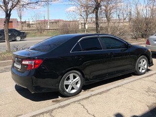 2014 Toyota Camry VII (XV50) Рестайлинг, чёрный, 1250000 рублей, вид 5