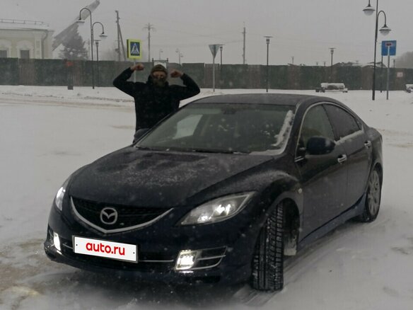 2007 Mazda 6 II (GH), синий, 860000 рублей - вид 2