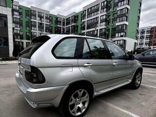 2002 BMW X5 3.0d I (E53), серебристый, 1200000 рублей, вид 5