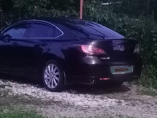 2008 Mazda 6 II (GH), чёрный, 850000 рублей, вид 3