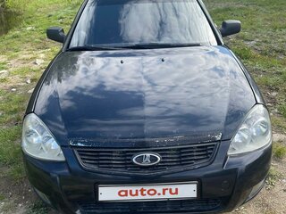 2008 Lada (ВАЗ) Priora I, чёрный, 350000 рублей, вид 2