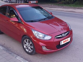 2012 Hyundai Solaris I, красный, 550000 рублей, вид 1
