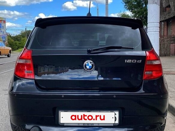 2004 BMW 1 серии 120d I (E81/E82/E87/E88), чёрный, 850000 рублей - вид 4