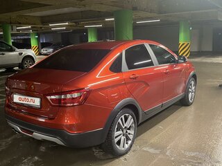 2019 Lada (ВАЗ) Vesta Cross I, красный, 990000 рублей, вид 4