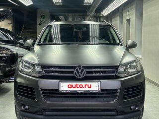 2012 Volkswagen Touareg II, чёрный, 3000000 рублей, вид 3