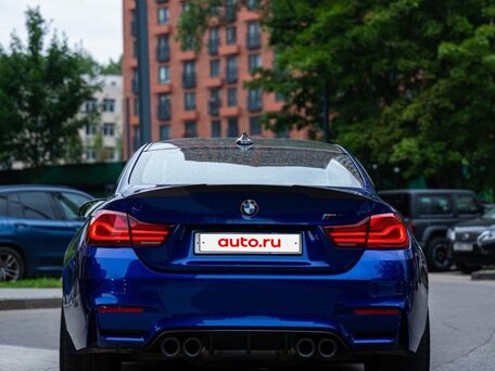 2019 BMW M4 Competition Package F82/F83 Рестайлинг, синий, вид 2