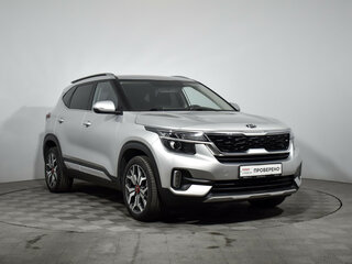 2021 Kia Seltos I, серый, 1880000 рублей, вид 3