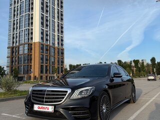 2018 Mercedes-Benz S-Класс 450 VI (W222, C217) Рестайлинг, чёрный, 4500000 рублей, вид 2