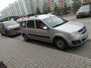 2012 Lada (ВАЗ) Largus I, серебристый, 750000 рублей, вид 2