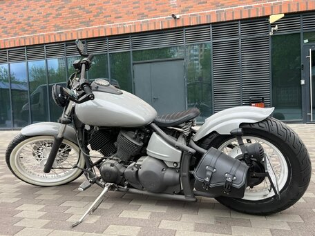 1996 Yamaha XVS400 Drag Star, серый, 400000 рублей, вид 1