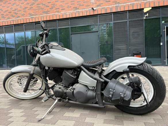 1996 Yamaha XVS400 Drag Star, серый, 400000 рублей