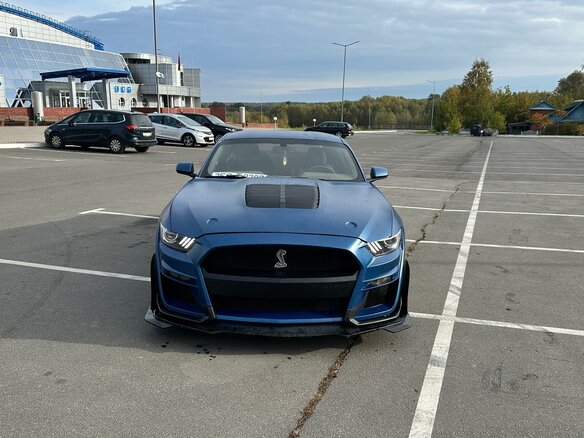 2016 Ford Mustang VI, синий, 1250000 рублей - вид 1