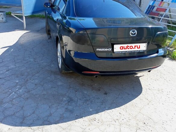 2005 Mazda 6 I (GG), чёрный, 500000 рублей - вид 2