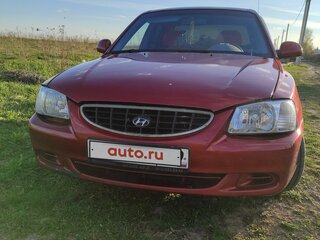 2005 Hyundai Accent ТагАЗ II, красный, 399000 рублей, вид 5