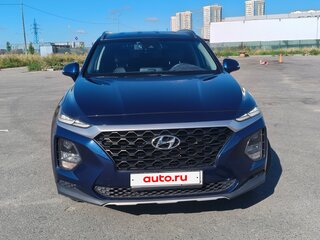 2018 Hyundai Santa Fe IV, синий, 2950000 рублей, вид 1