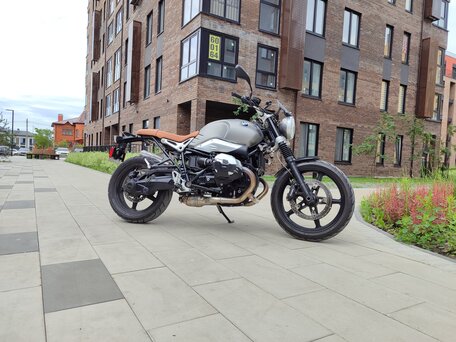 2016 BMW R Nine T Scrambler, серый, 930000 рублей, вид 3