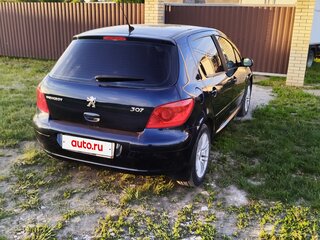 2007 Peugeot 307 I Рестайлинг, синий, 450000 рублей, вид 5