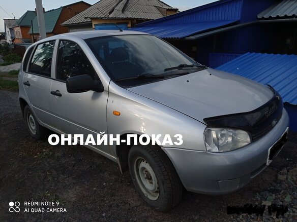 2012 Lada (ВАЗ) Kalina I, серебристый, 350000 рублей