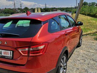 2019 Lada (ВАЗ) Vesta SW Cross I, красный, 1180000 рублей, вид 5