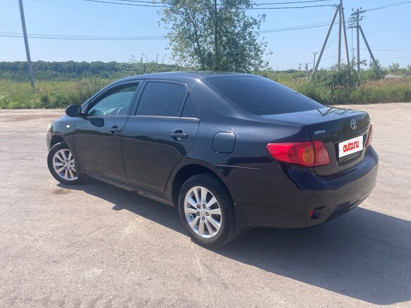2008 Toyota Corolla X (E140, E150), чёрный - вид 4