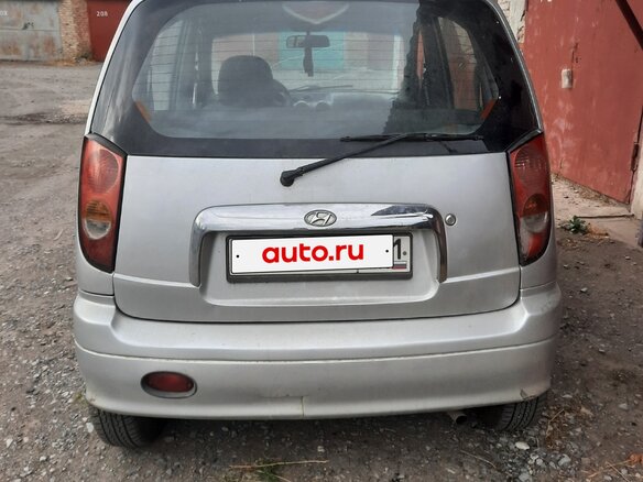 2002 Hyundai Atos, серебристый - вид 5