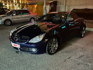 2008 Mercedes-Benz SLK-Класс 280 II (R171) Рестайлинг, синий, 1799999 рублей, вид 3