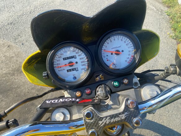 2002 Honda CB 600F Hornet, жёлтый, 425000 рублей - вид 5