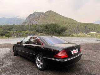 2003 Mercedes-Benz S-Класс 500 Long IV (W220) Рестайлинг, чёрный, 1200000 рублей, вид 4