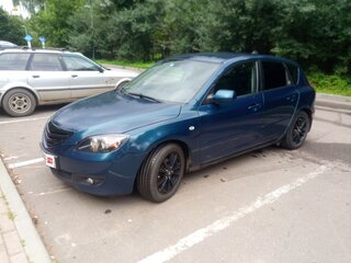 2007 Mazda 3 I (BK) Рестайлинг, синий, 348000 рублей, вид 1