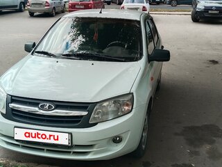 2013 Lada (ВАЗ) Granta I, белый, 430000 рублей, вид 1