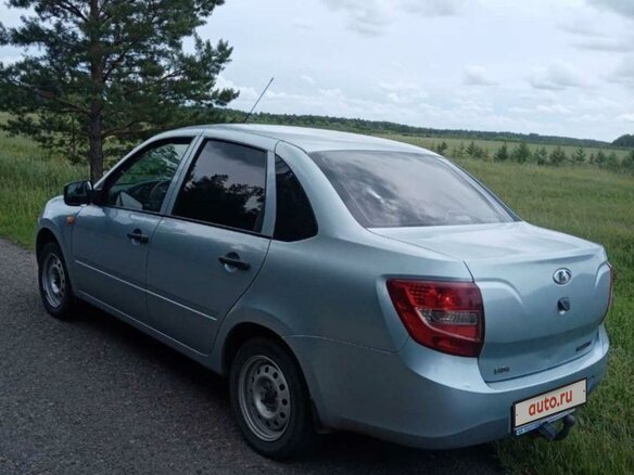 2013 Lada (ВАЗ) Granta I, голубой, 350000 рублей - вид 5